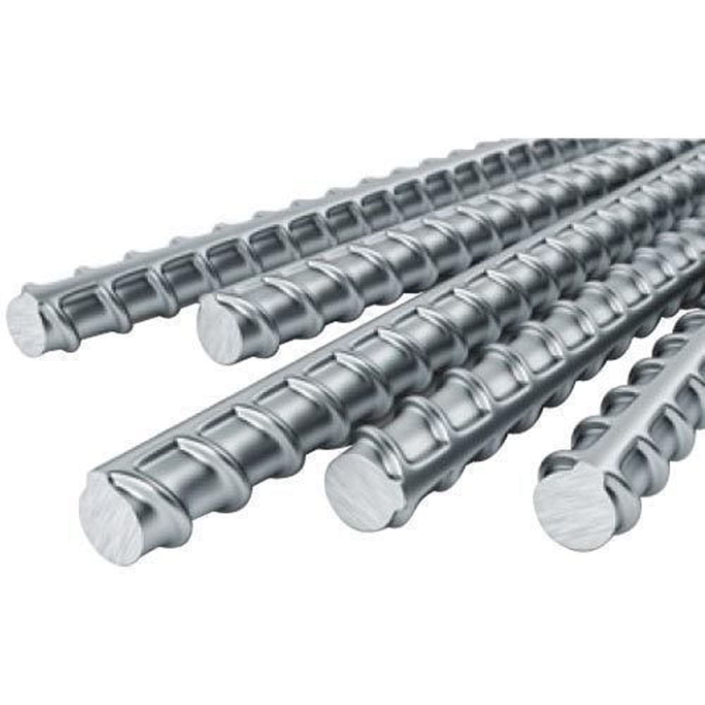 Steel reinforcement bars stocked for supply in Rishikesh