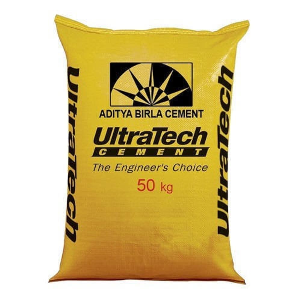 UltraTech cement bags supplied by Kuriyal Suppliers